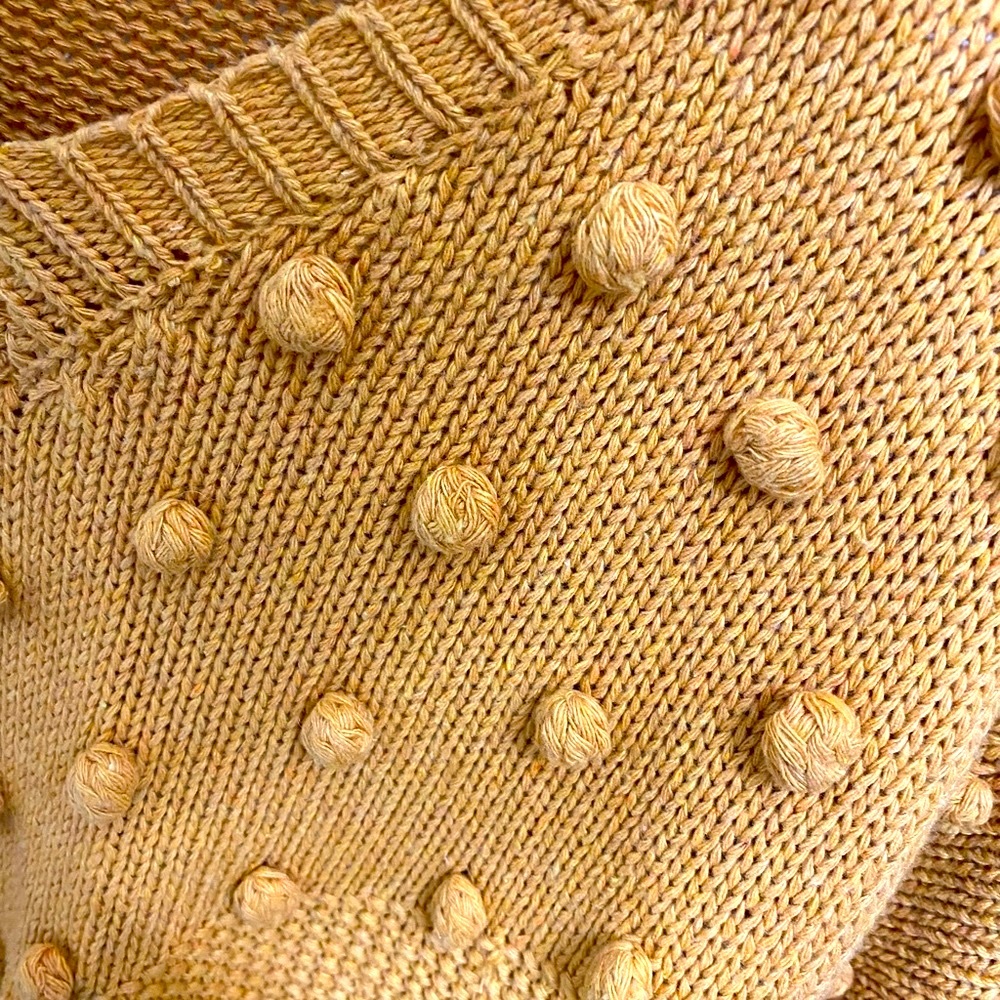 Nectar Cropped Knit Sweater with Bell Sleeves - Picture 4 of 6